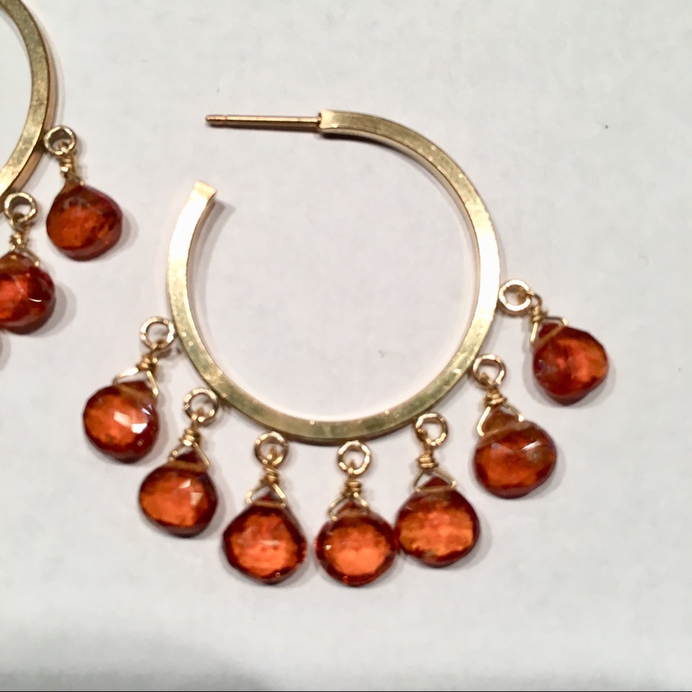 Hoop Earrings - 2nd Chakra: Connection